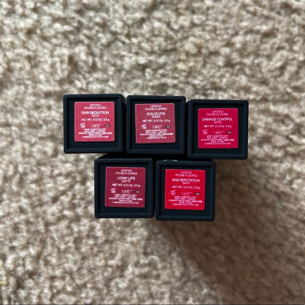 NARS Lip Colors